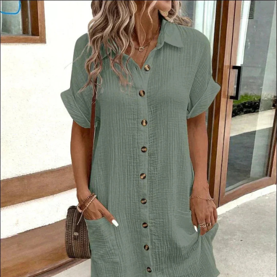 Lunara™ | Sophisticated Polo Dress