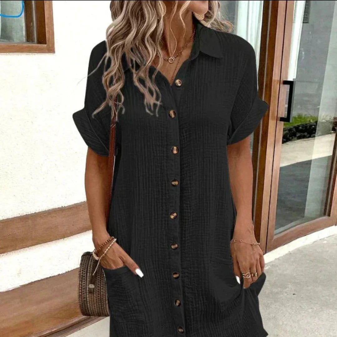 Lunara™ | Sophisticated Polo Dress