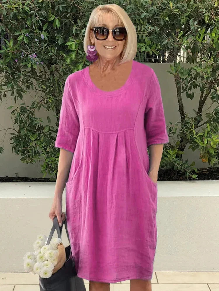 Elowen™ | Airy Linen Dress for Every Occasion