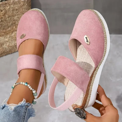 Elowen™ | Luxueuze Orthopedische Sandalen met Plateau, Ventilerend en Ontspannen