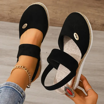 Elowen™ | Luxueuze Orthopedische Sandalen met Plateau, Ventilerend en Ontspannen
