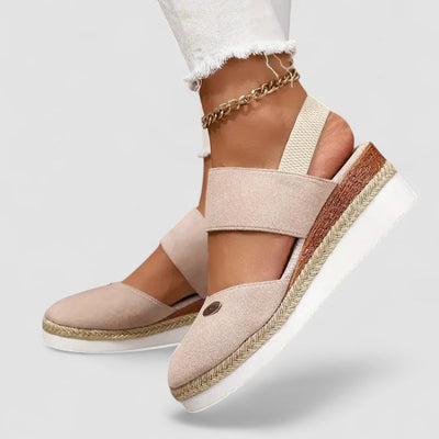 Elowen™ | Luxueuze Orthopedische Sandalen met Plateau, Ventilerend en Ontspannen