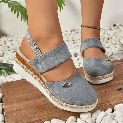 Elowen™ | Luxueuze Orthopedische Sandalen met Plateau, Ventilerend en Ontspannen