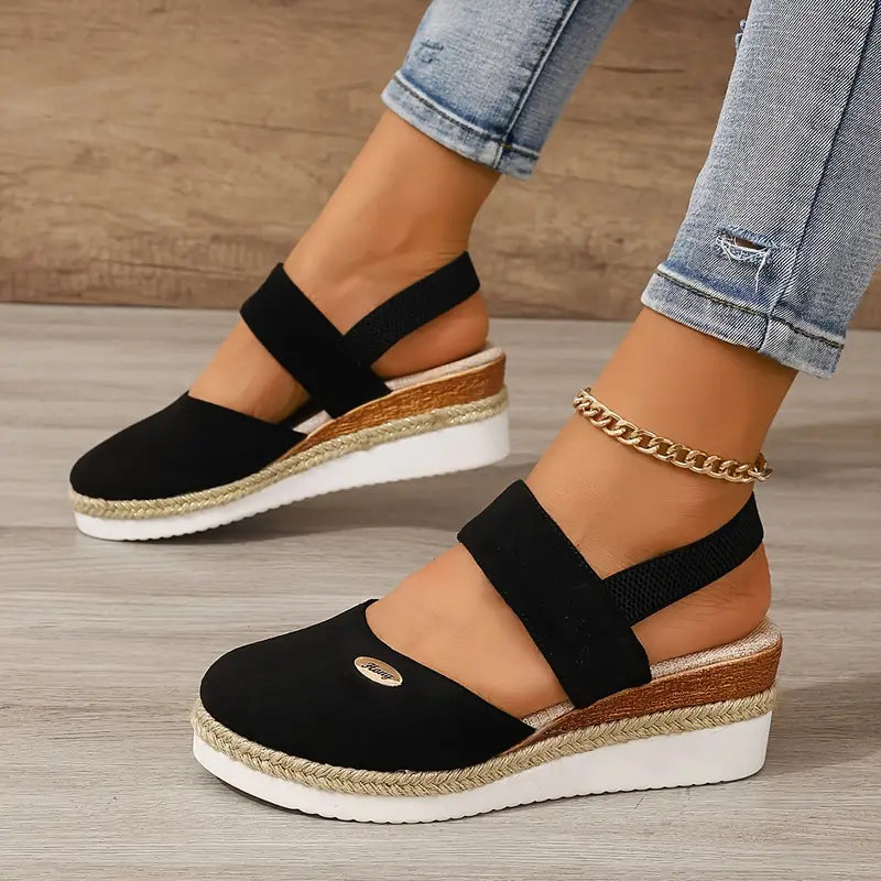 Elowen™ | Luxueuze Orthopedische Sandalen met Plateau, Ventilerend en Ontspannen