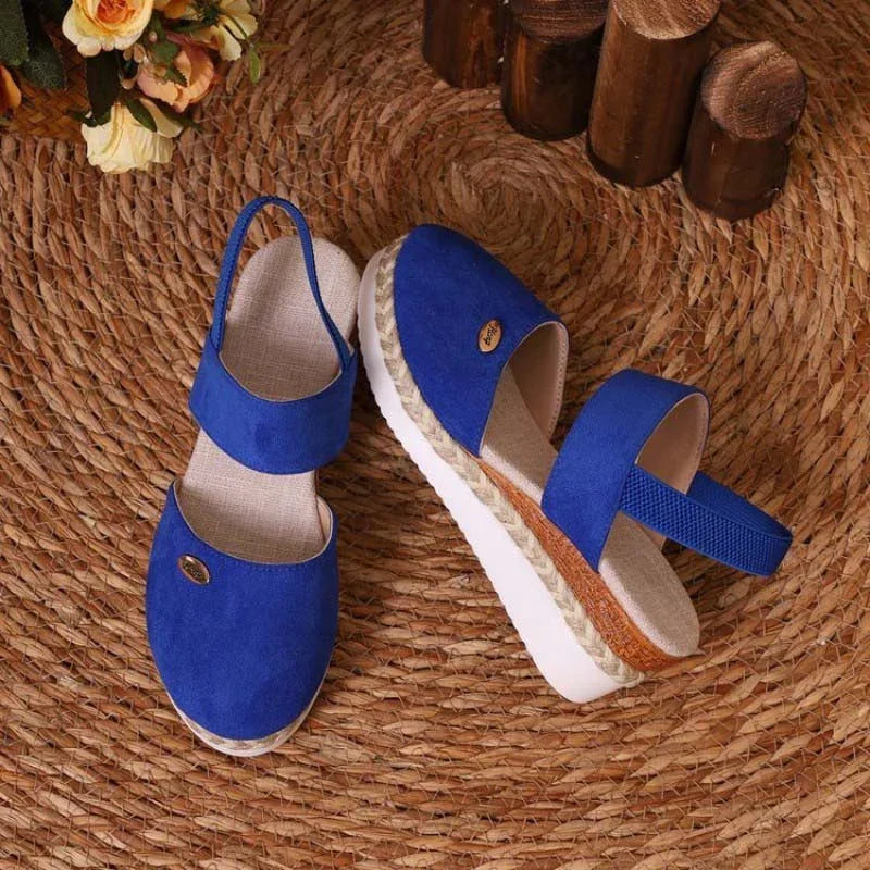 Elowen™ | Luxueuze Orthopedische Sandalen met Plateau, Ventilerend en Ontspannen