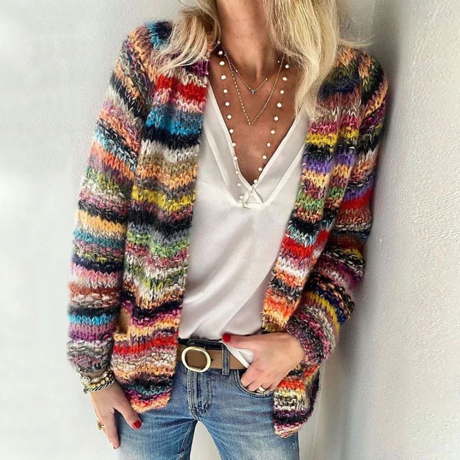 Elara™ | Vibrant and Cozy Cardigan