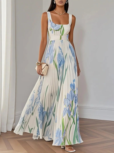 Liviana | Plissé Maxi-jurk