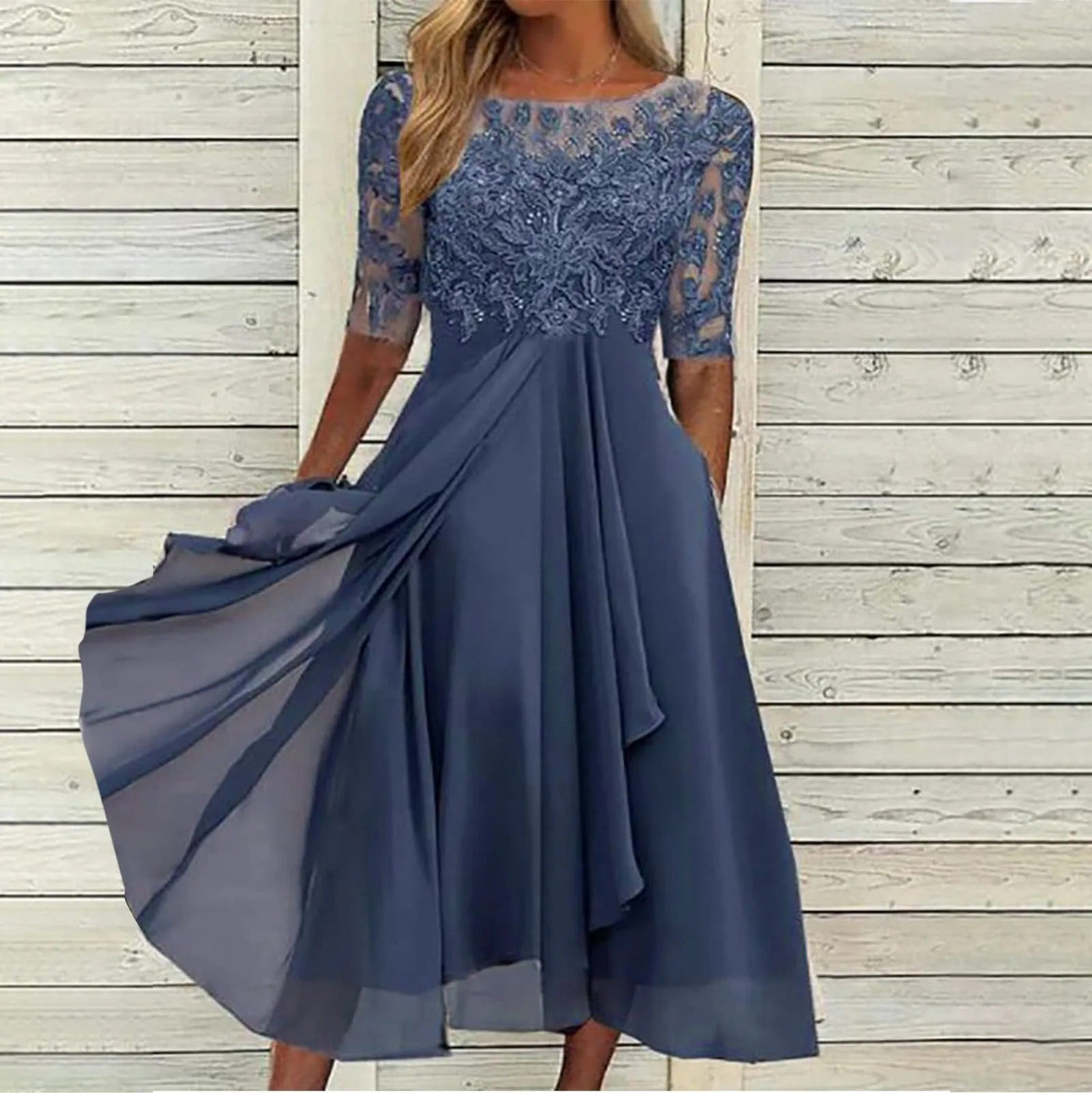 Elowen™ | Ethereal Linen Midi Dress