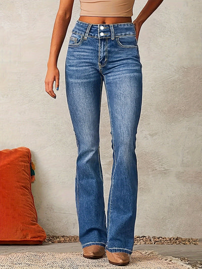 Raventa® | Hoge Taille Flared Jeans