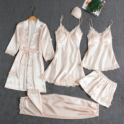 Helene | 5-delig Nachtkleding Set