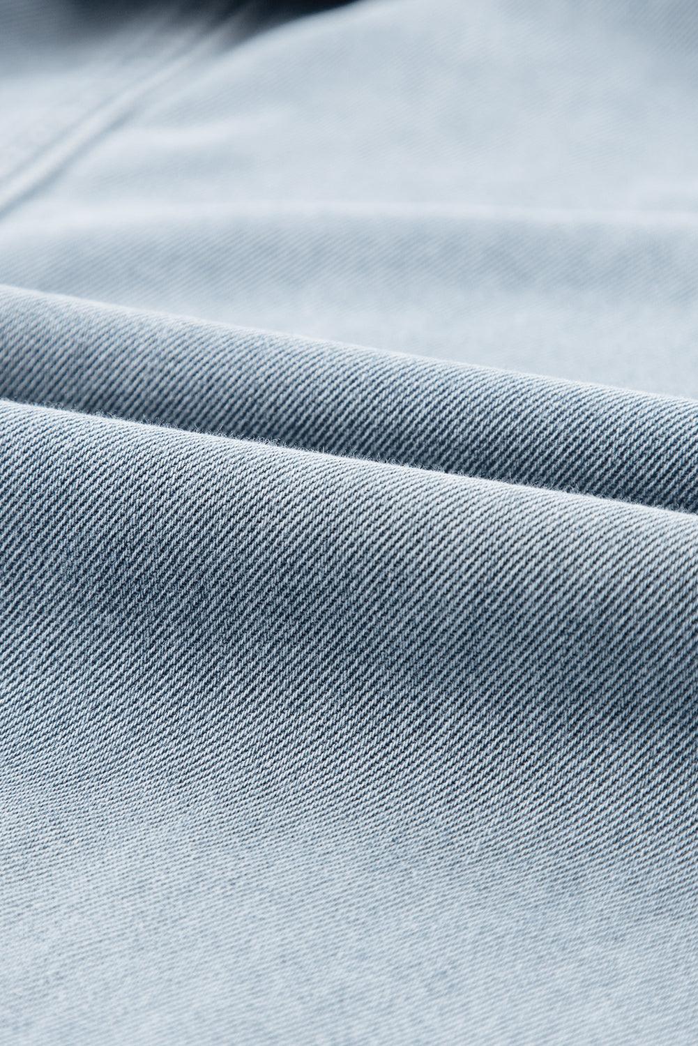 Sofia® | Elegante Denimjurk met Korte Vleermuismouwen