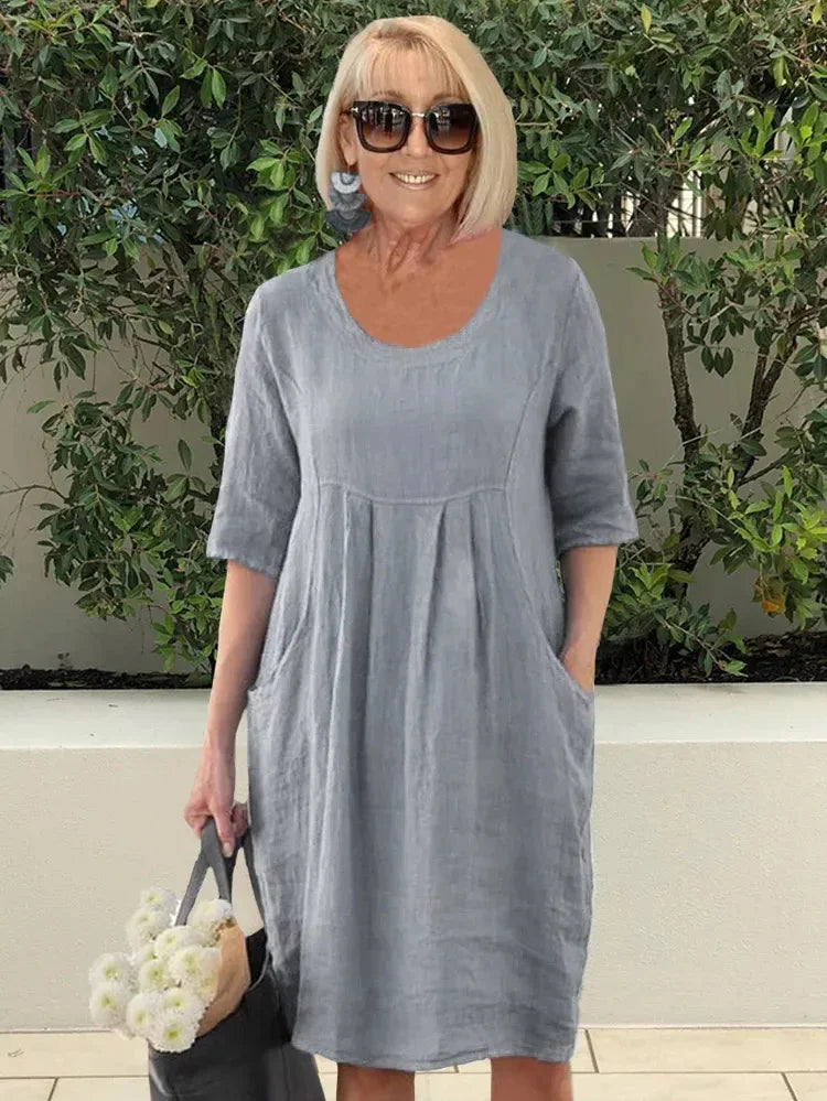 Elowen™ | Airy Linen Dress for Every Occasion