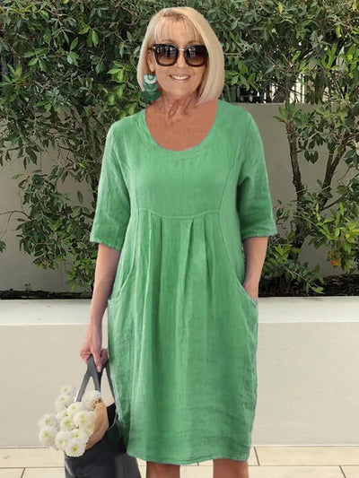 Elowen™ | Airy Linen Dress for Every Occasion