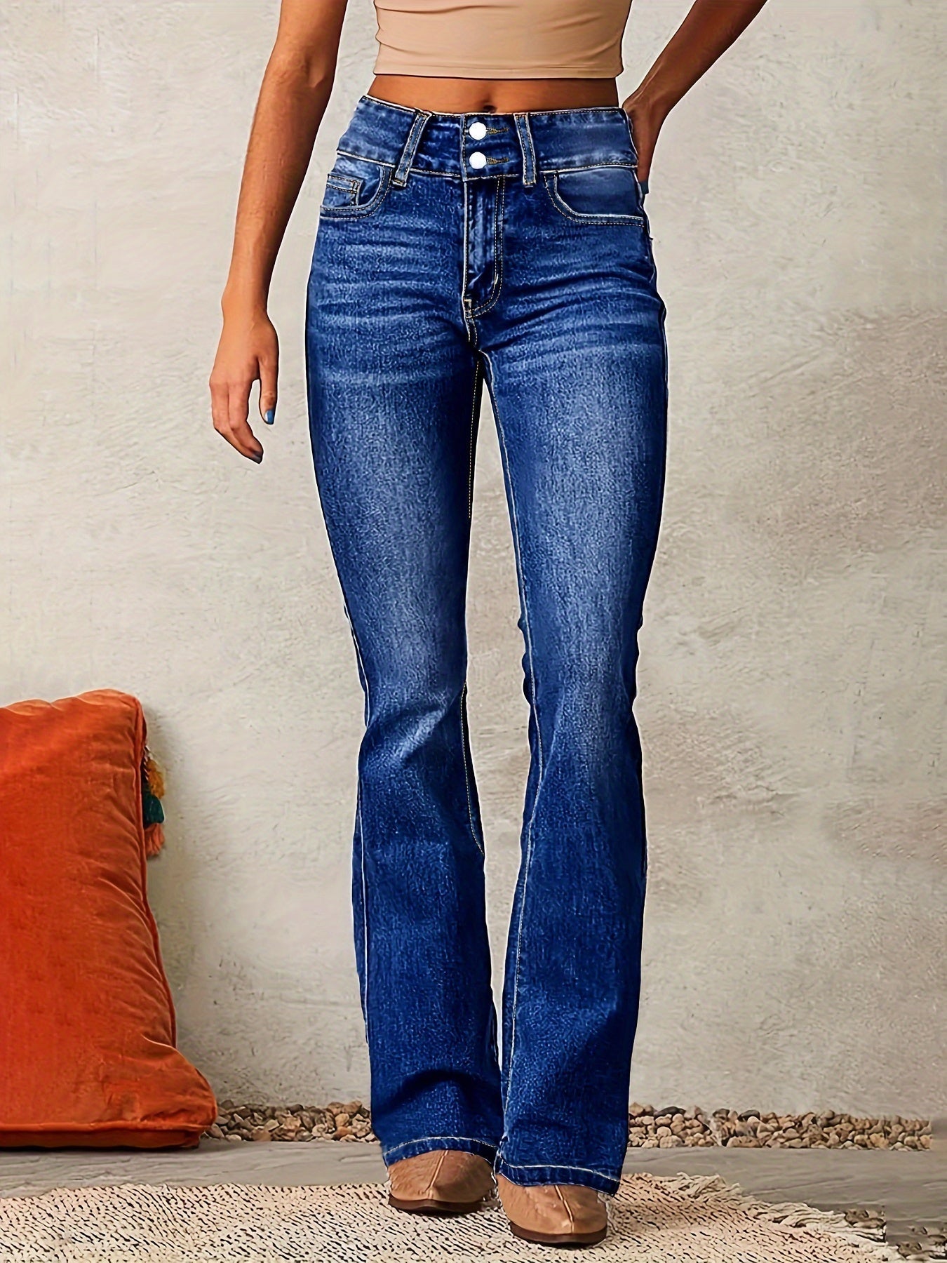 Raventa® | Hoge Taille Flared Jeans
