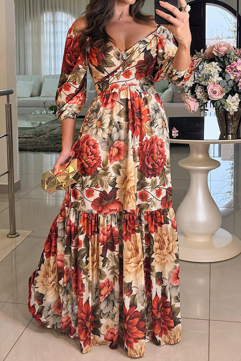 Jurk | Elegante Bloemenjurk