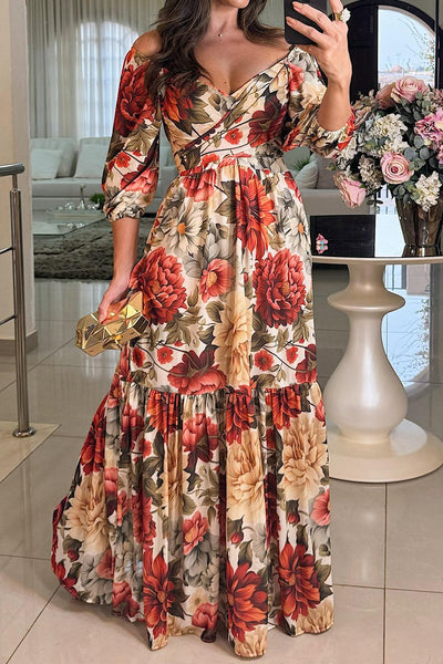 Jurk | Elegante Bloemenjurk