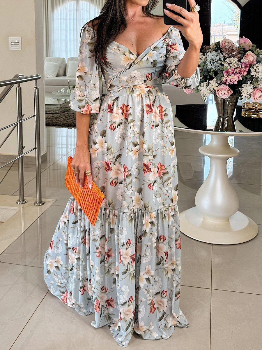 Jurk | Elegante Bloemenjurk