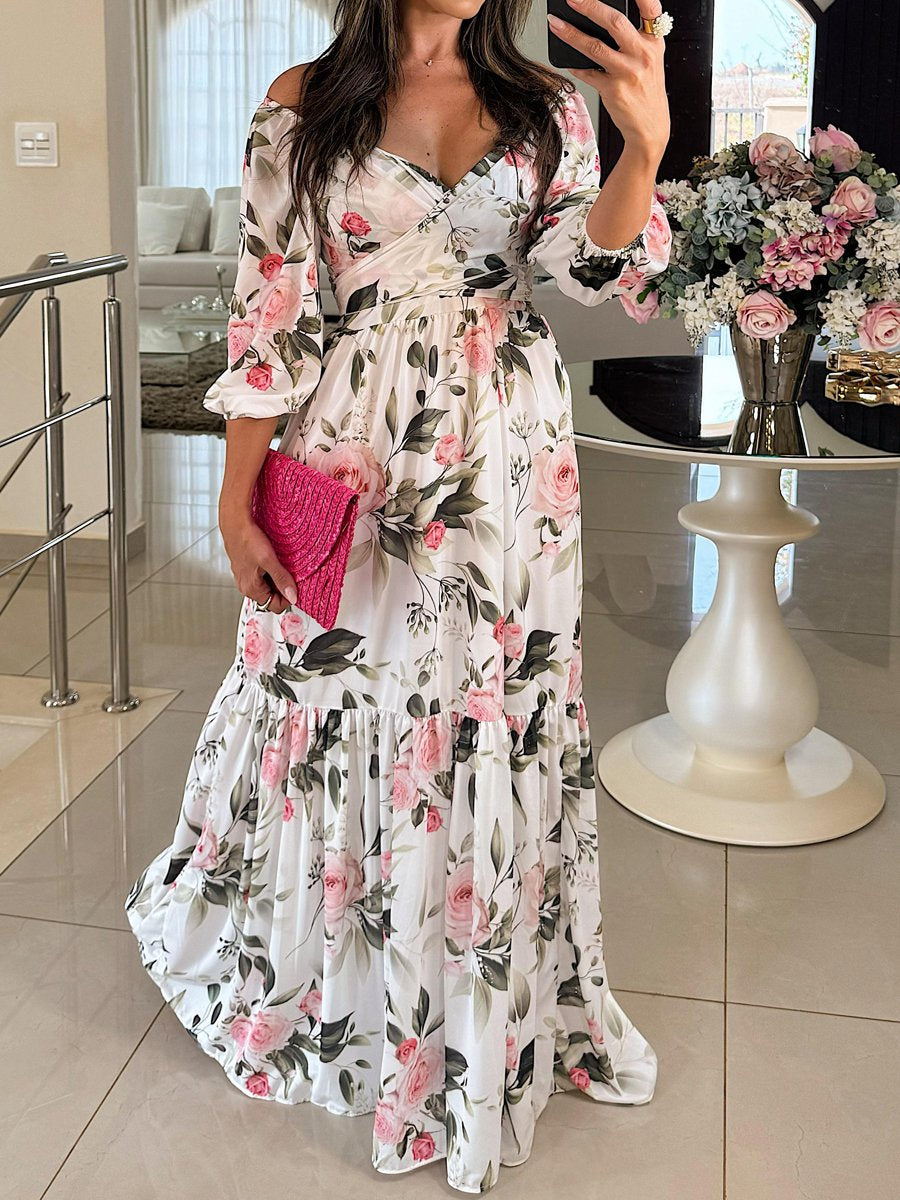 Jurk | Elegante Bloemenjurk