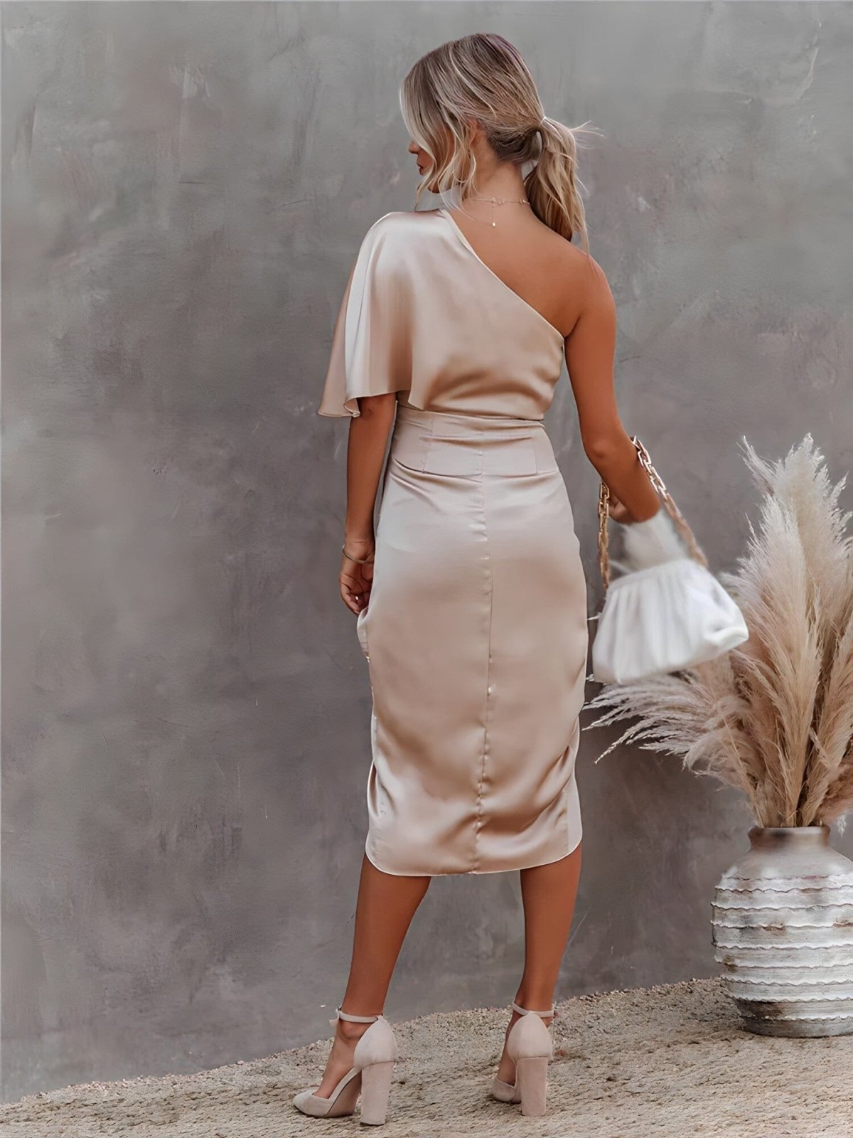 Dhalia | Elegante asymmetrische jurk