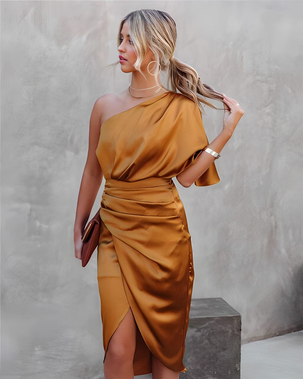 Dhalia | Elegante asymmetrische jurk