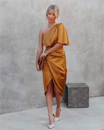 Dhalia | Elegante asymmetrische jurk