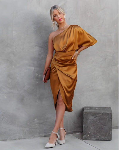 Dhalia | Elegante asymmetrische jurk