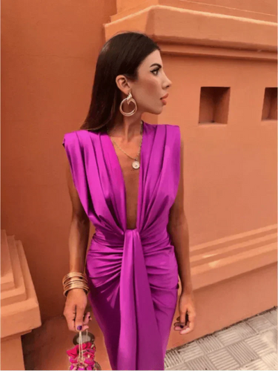 Cordelia | Elegante Drapeer Jurk