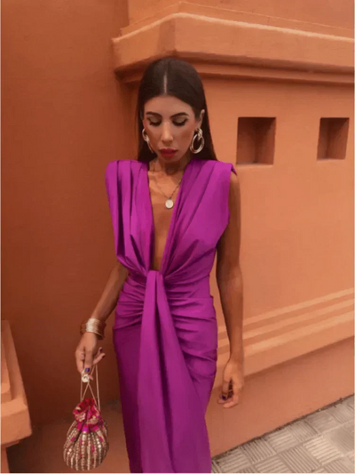 Cordelia | Elegante Drapeer Jurk