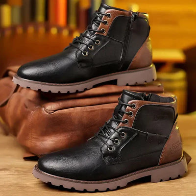 Jethro | Premium Leren Veterschoenen
