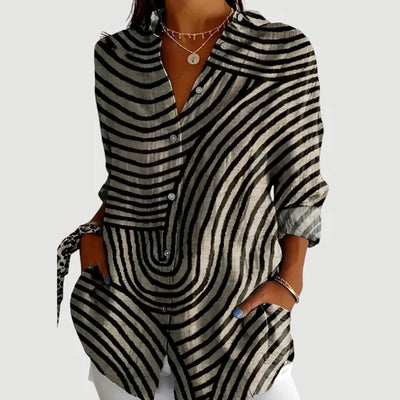 Ida™ blouse met kleurrijk design