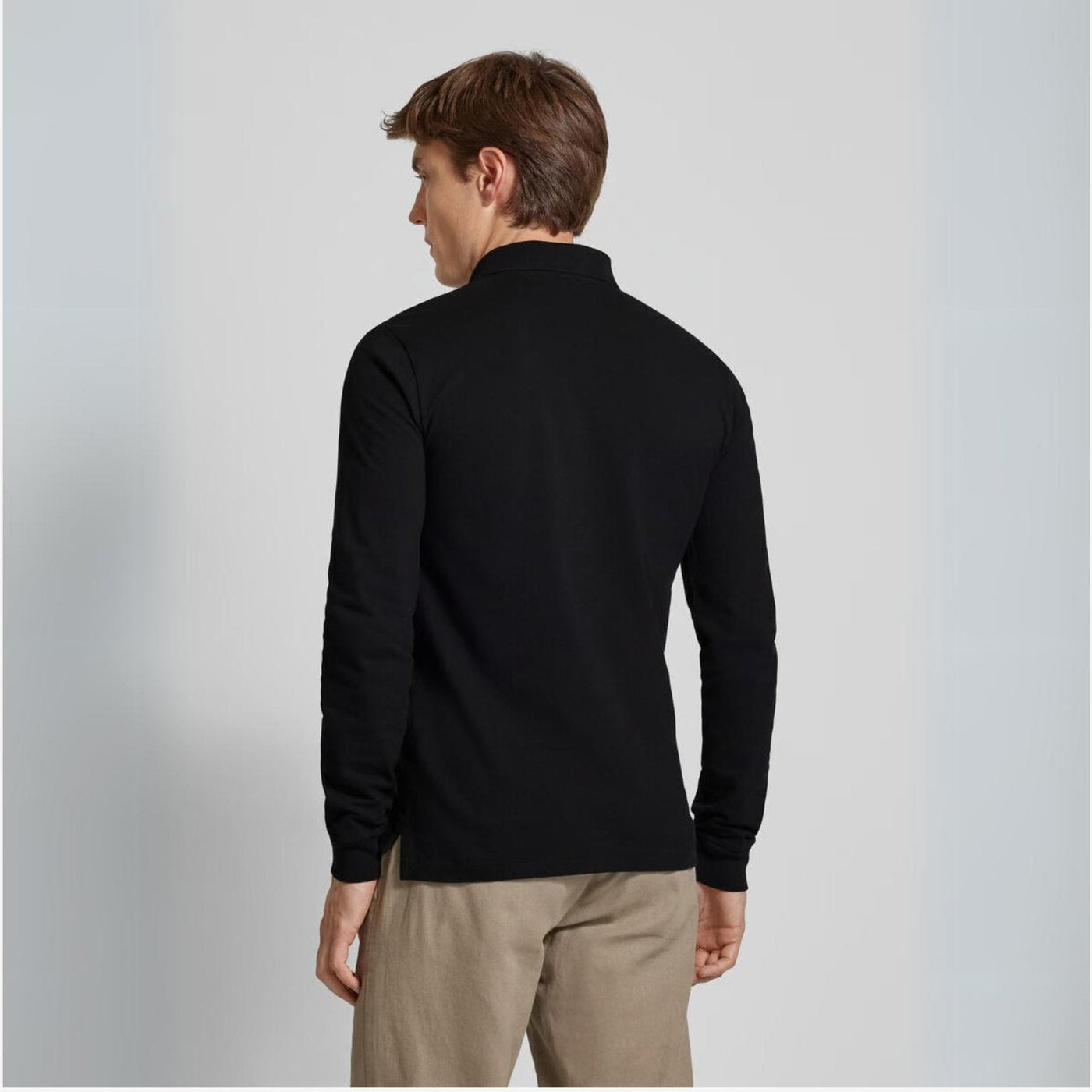 Friedrich - Casual Poloshirt met Lange Mouwen
