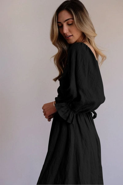 Tana | FRANSE JURK MET RUFFLES