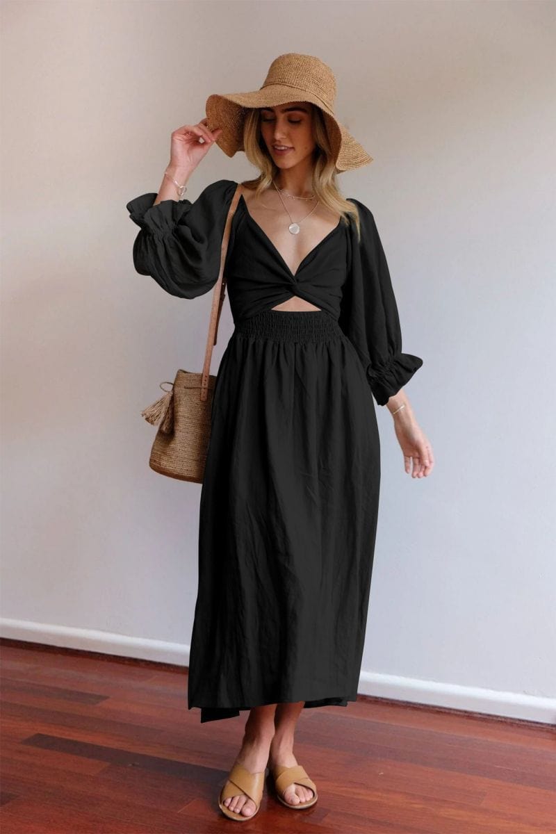 Tana | FRANSE JURK MET RUFFLES