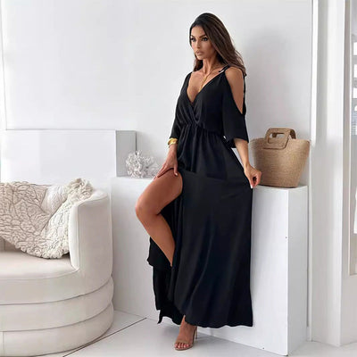 Velvessa® | Midnight Allure Maxi Kjole