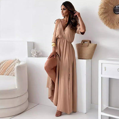 Velvessa® | Midnight Allure Maxi Kjole