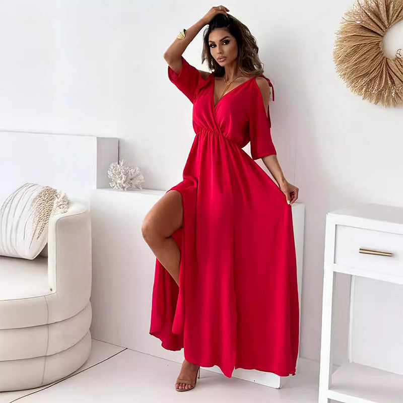 Velvessa® | Midnight Allure Maxi Kjole