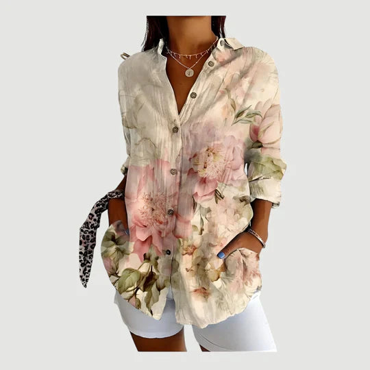 Ida™ blouse met kleurrijk design