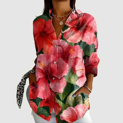 Ida™ blouse met kleurrijk design