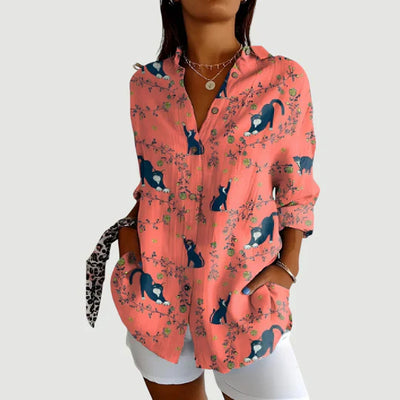 Ida™ blouse met kleurrijk design