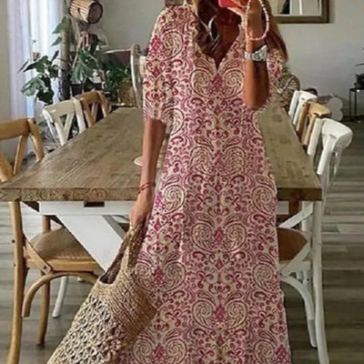 Lunaris™ | Bohemian Belly-Covering Dress