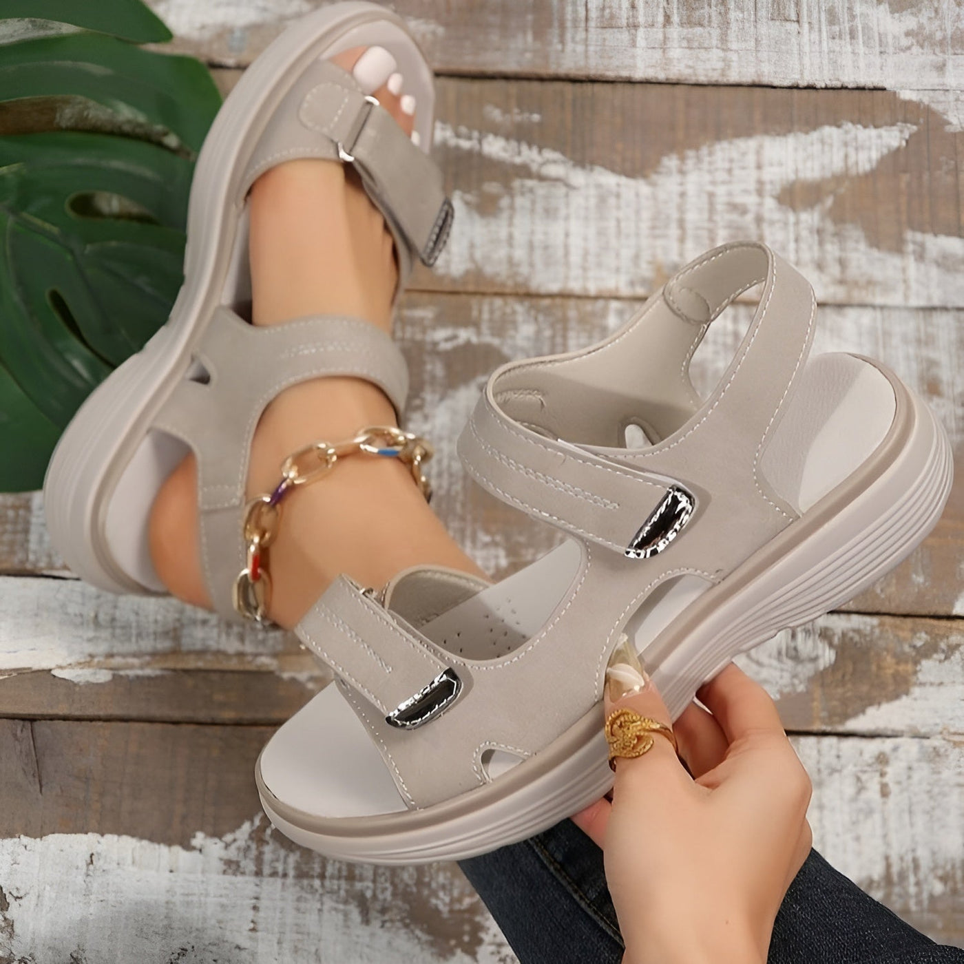 Gitte | Comfortabele Verstelbare Sandalen